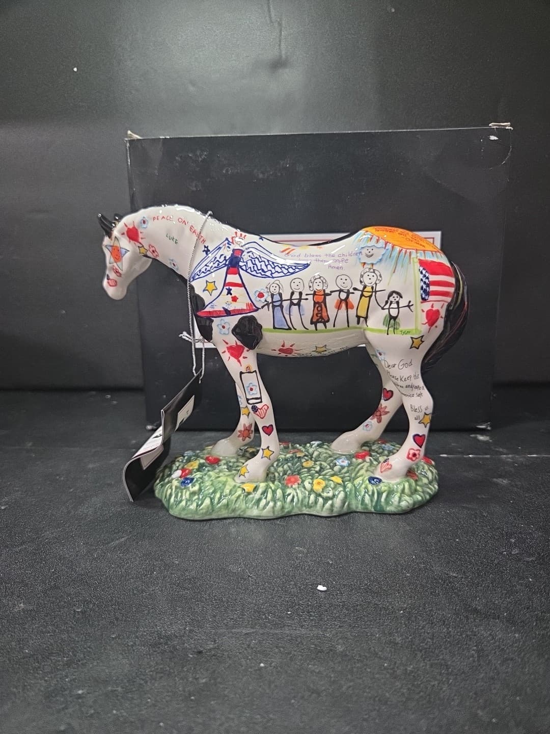 Trail of Painted Ponies Children's Prayer Pony Figurine, Westland #1586 Box/ Tag - Thumbnail 5