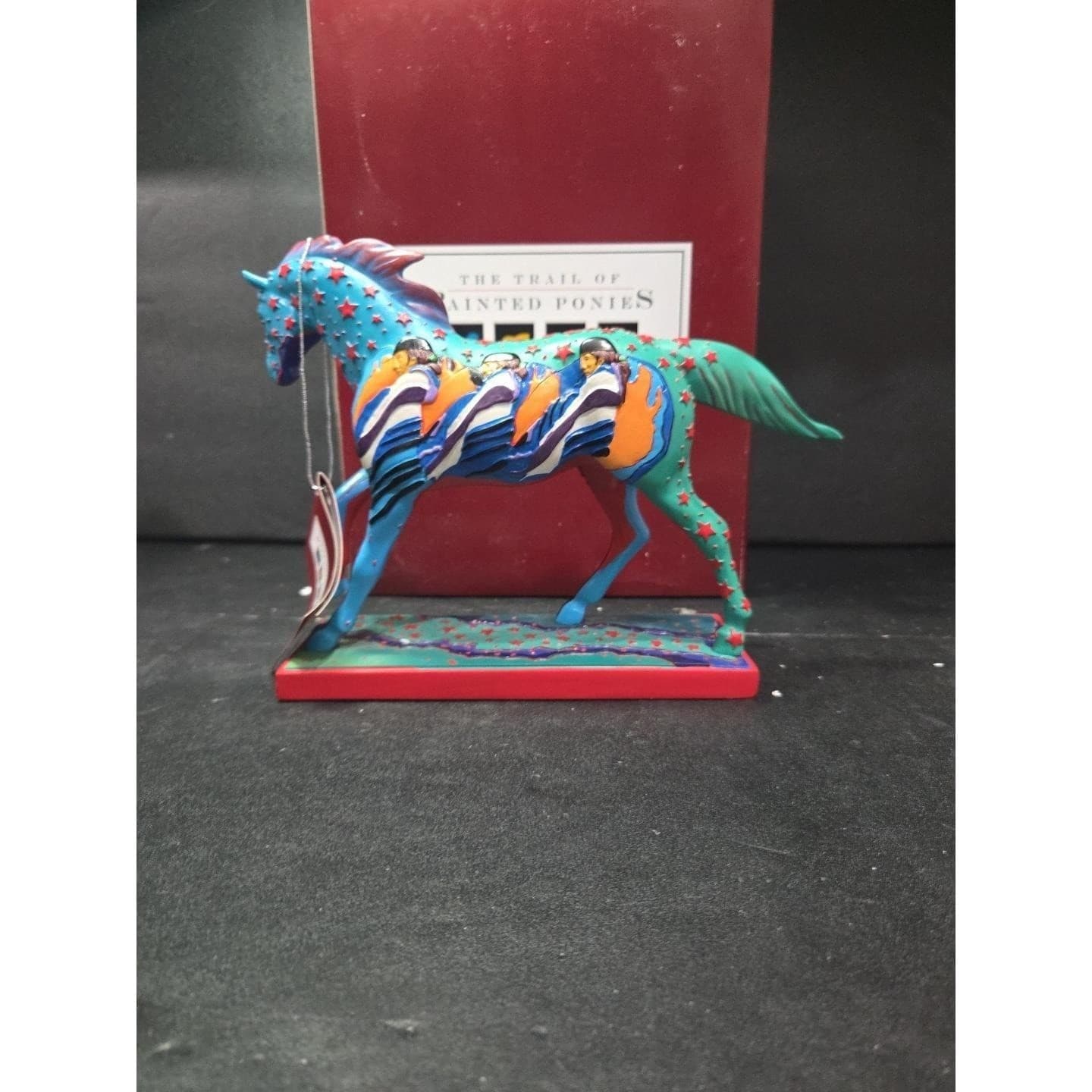 Trail Of Painted Ponies Caballito Figurine, 1st Edition #1525, 1E/3809, Box/Tag - Thumbnail 6