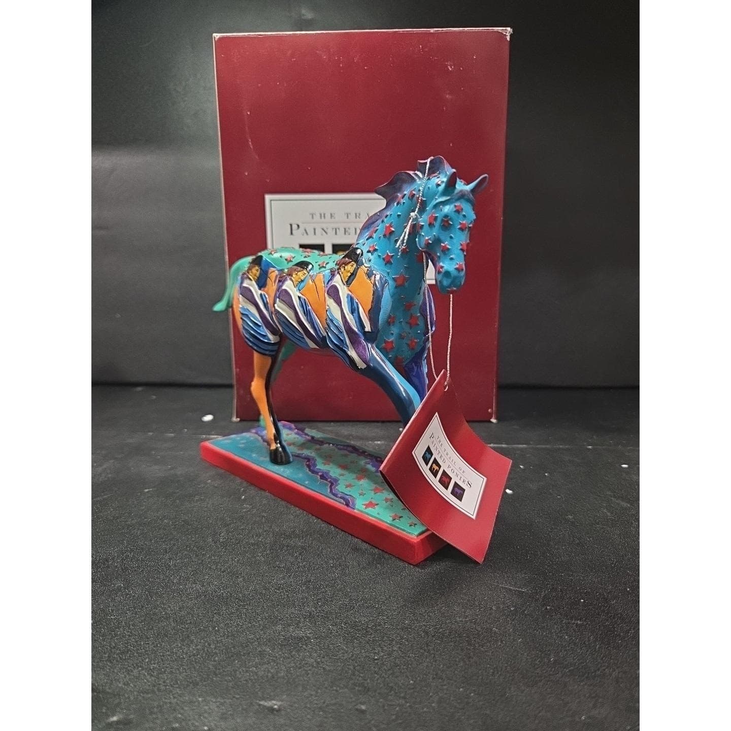Trail Of Painted Ponies Caballito Figurine, 1st Edition #1525, 1E/3809, Box/Tag