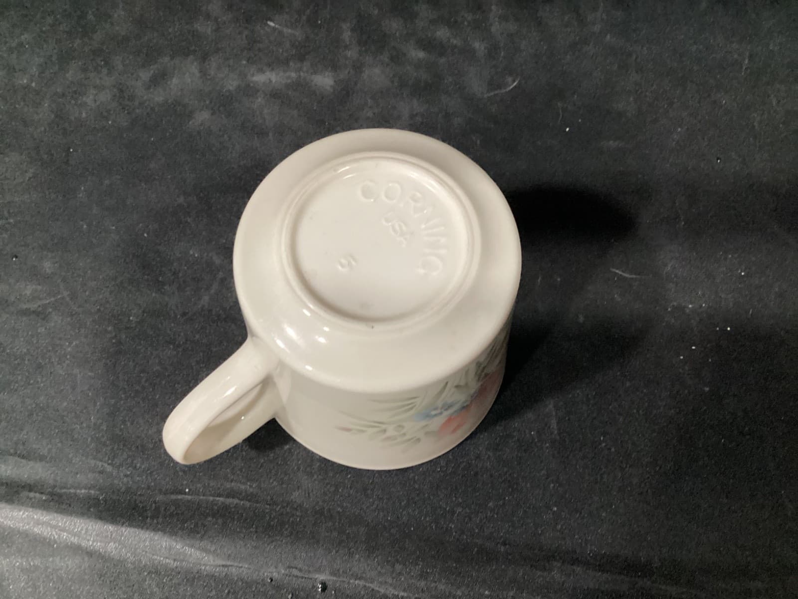 Set Of 3 Vintage Corning USA Tea Coffee Cups 3” French Garden Pattern 8 Fl Oz - Thumbnail 9