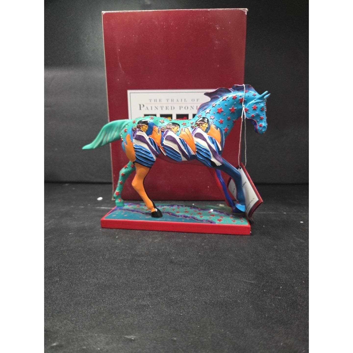 Trail Of Painted Ponies Caballito Figurine, 1st Edition #1525, 1E/3809, Box/Tag - Thumbnail 4