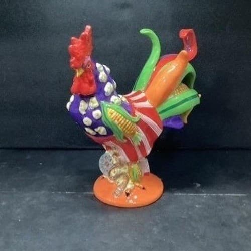 Poultry in Motion "Popcorn Chicken" Sculpture, Westland Giftware, Sharon Neuhaus - Thumbnail 2