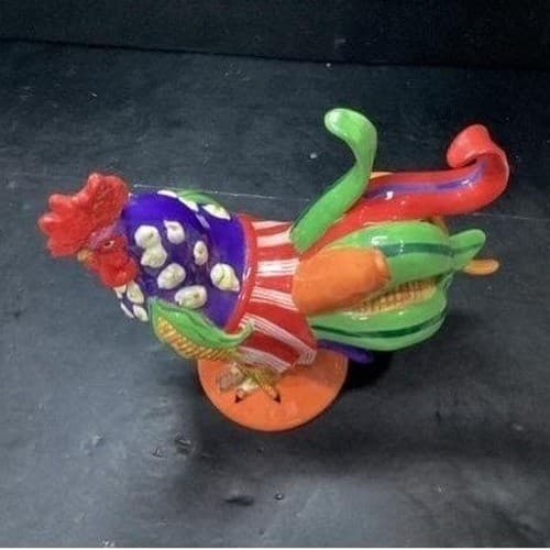 Poultry in Motion "Popcorn Chicken" Sculpture, Westland Giftware, Sharon Neuhaus - Thumbnail 9