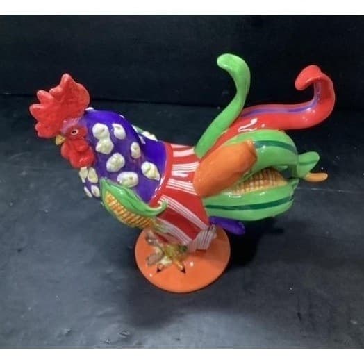 Poultry in Motion "Popcorn Chicken" Sculpture, Westland Giftware, Sharon Neuhaus - Thumbnail 8