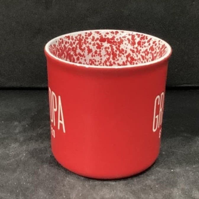 Nautica Home Red Coffee Cup, Grandpa Est 2020 Design, Replacement Drinkware - Thumbnail 9