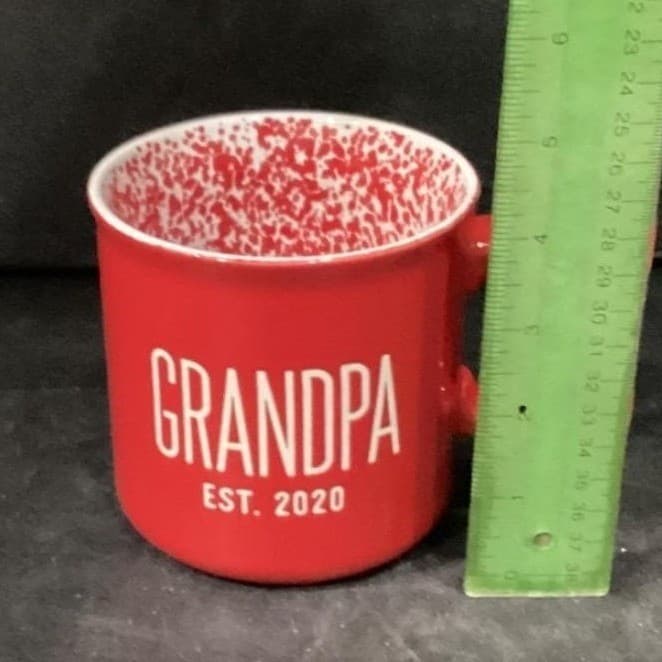 Nautica Home Red Coffee Cup, Grandpa Est 2020 Design, Replacement Drinkware - Thumbnail 6