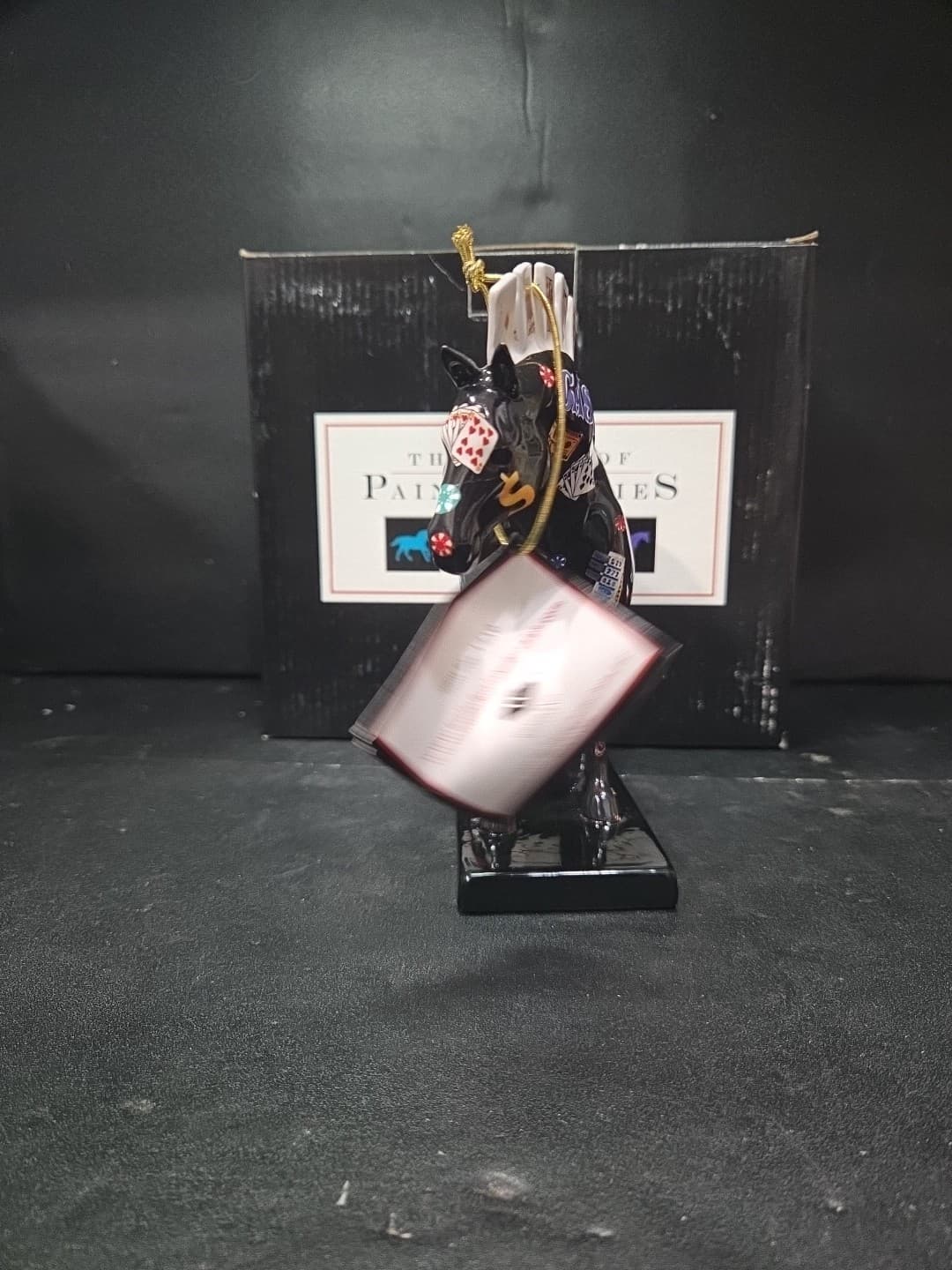 Trail of Painted Ponies Five Card Stud Figurine, 1st Edition #1459, 1E/4654, Box - Thumbnail 2