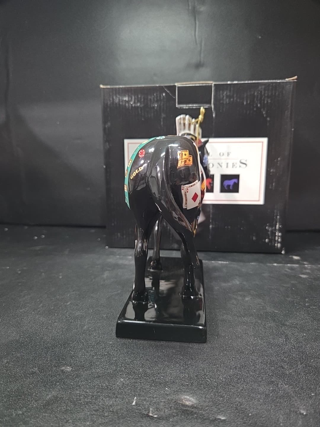 Trail of Painted Ponies Five Card Stud Figurine, 1st Edition #1459, 1E/4654, Box - Thumbnail 5