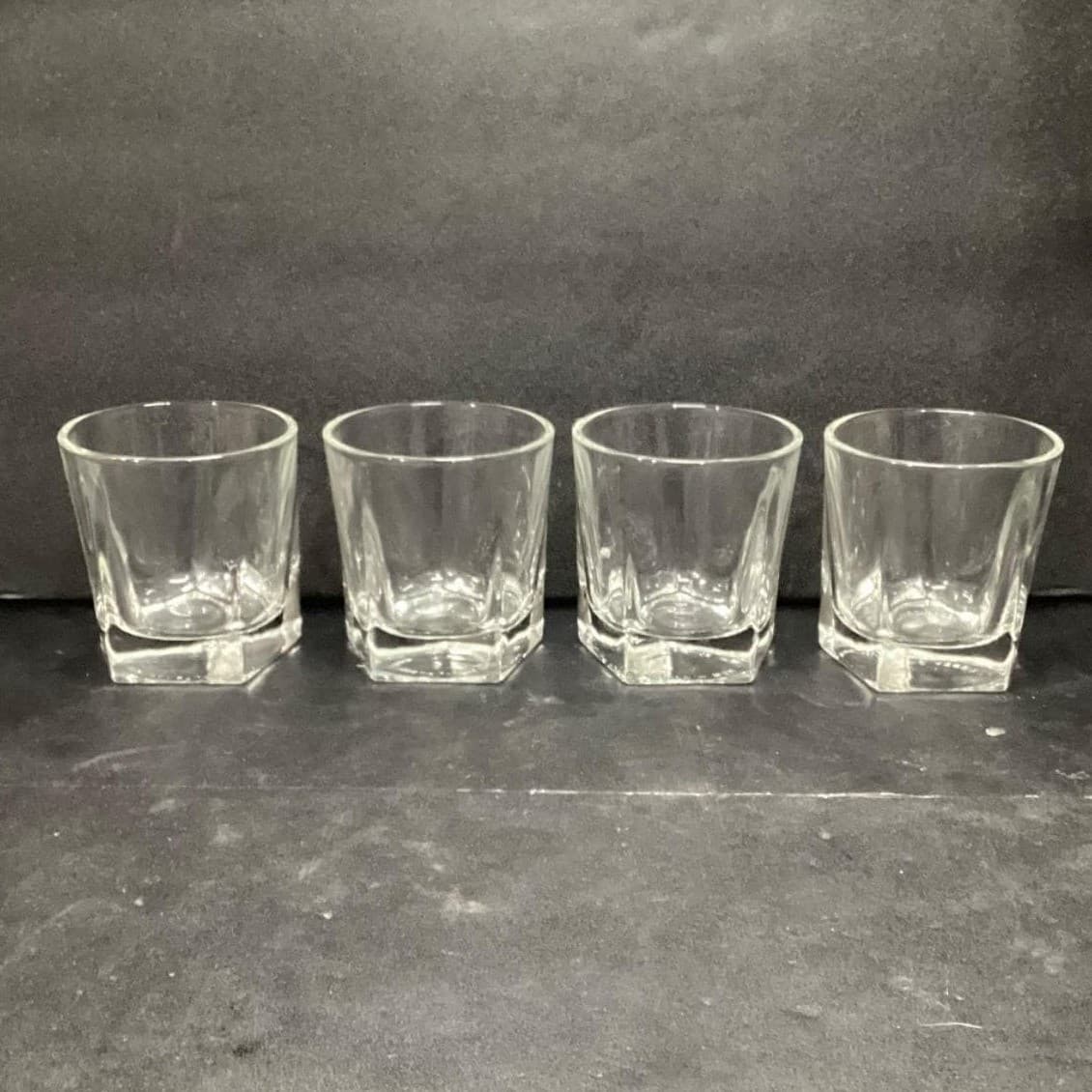 Libbey Duratuff Old Fashioned Glasses, Set of 4, Vintage Clear Drinkware Barware - Thumbnail 4