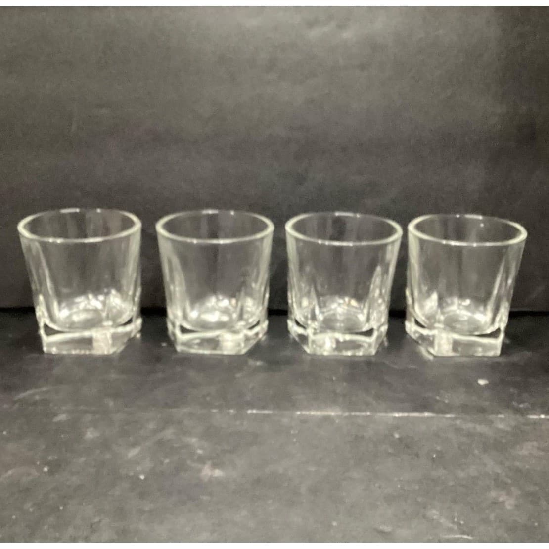 Libbey Duratuff Old Fashioned Glasses, Set of 4, Vintage Clear Drinkware Barware - Thumbnail 5