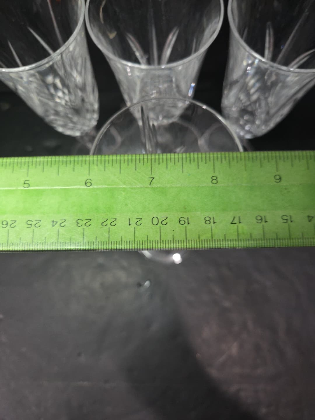 Salzburg by Cristal De Flandre Champagne Flutes, Vintage French Glass, Set of 4 - Thumbnail 10