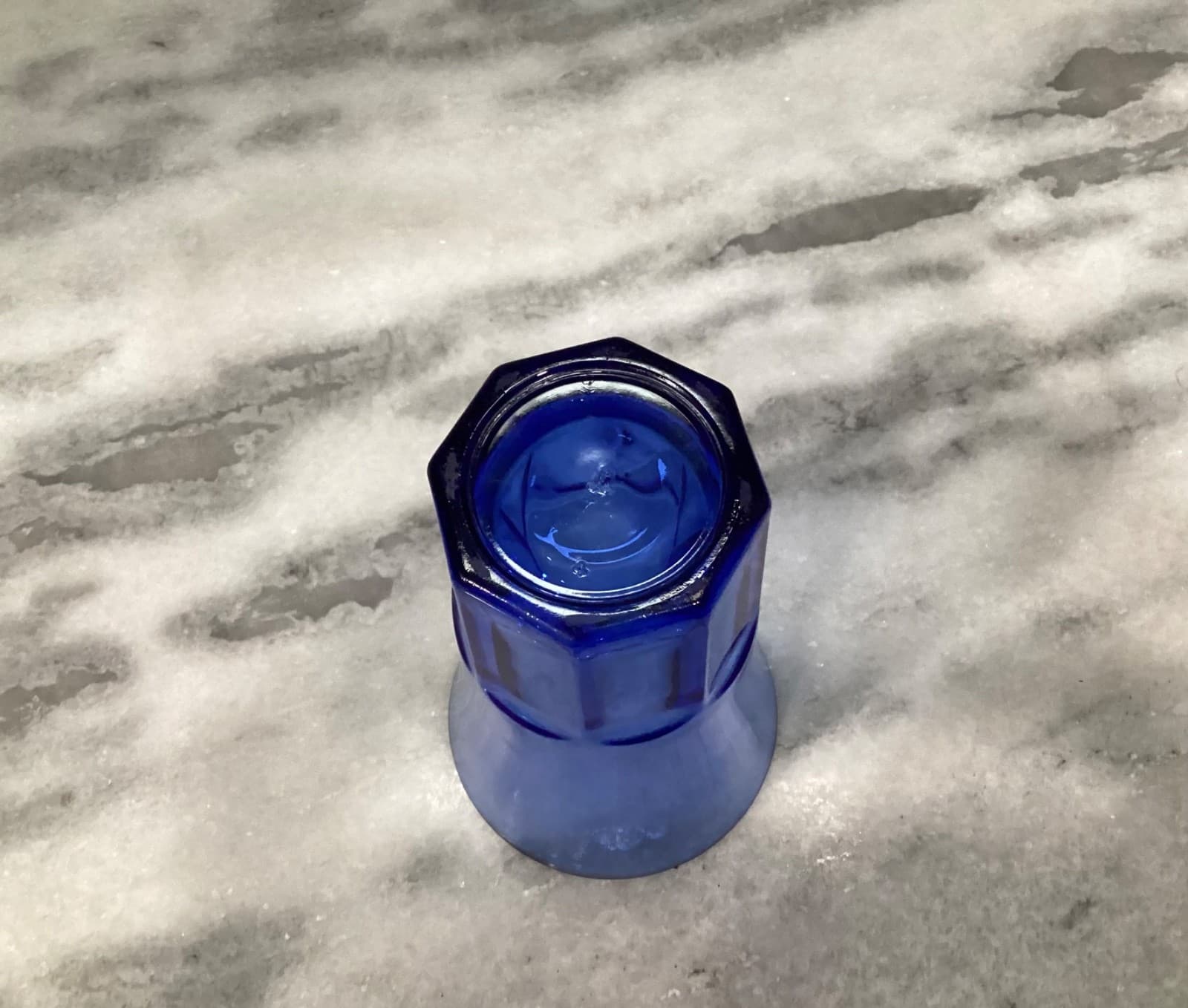 Libbey Gibraltar Cafe Antique Blue 6" Tall 15 Oz Cooler Tumbler Glasses Set of 3 - Thumbnail 4