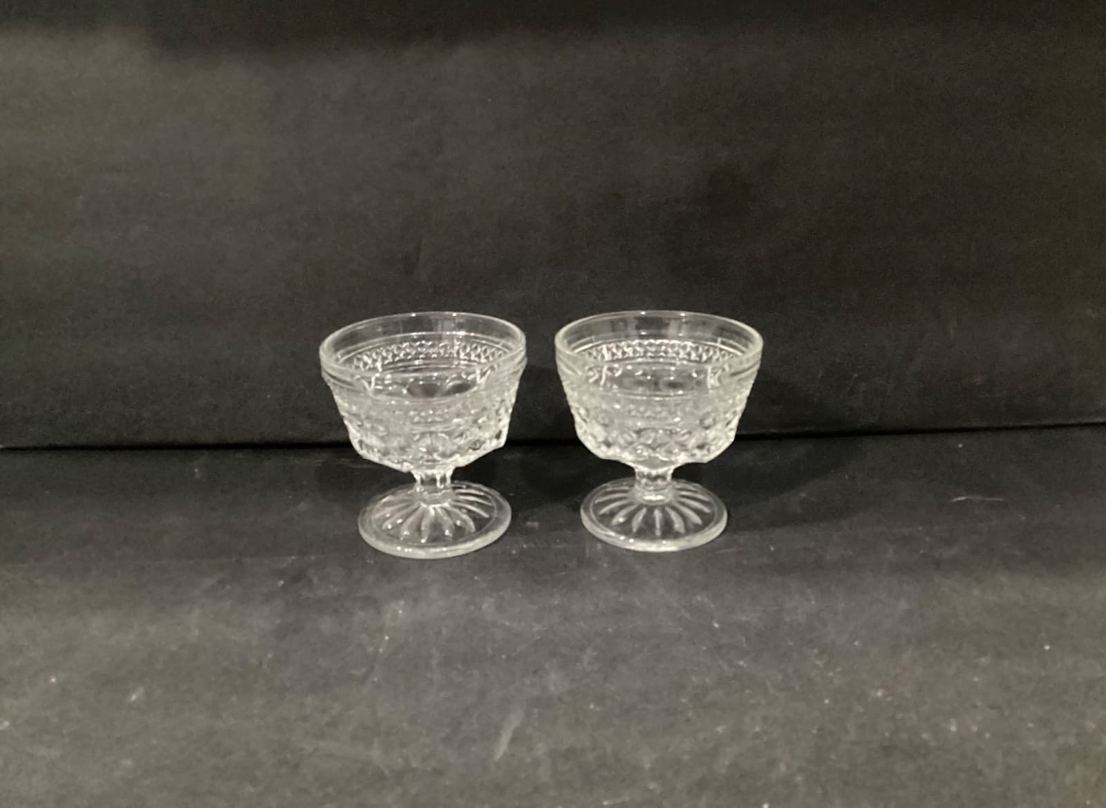 Anchor Hocking Wexford Dessert Cups, Vintage Parfait Cups, Set Of 2, Glass Cups - Thumbnail 9