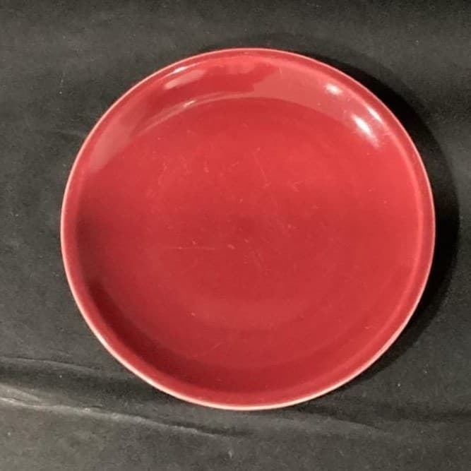 Universal Ballerina Burgundy Ceramic Bread Plates 6 in Set of 2 - Thumbnail 3