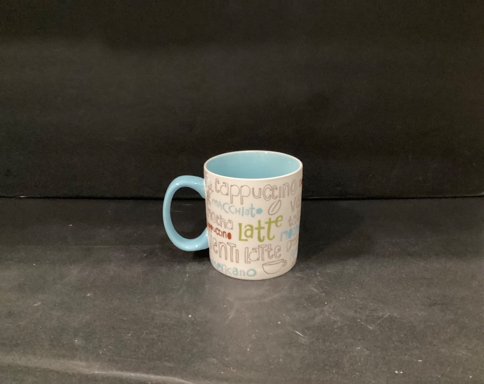 2007 Starbucks Coffee Mug Cup Latte Mocha Cappuccino Light Blue - Thumbnail 9