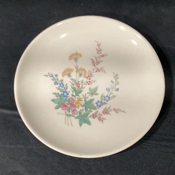 Universal Ballerina Oven Proof Floral Berry Bowl Bread Plate USA Vintage - Thumbnail 3