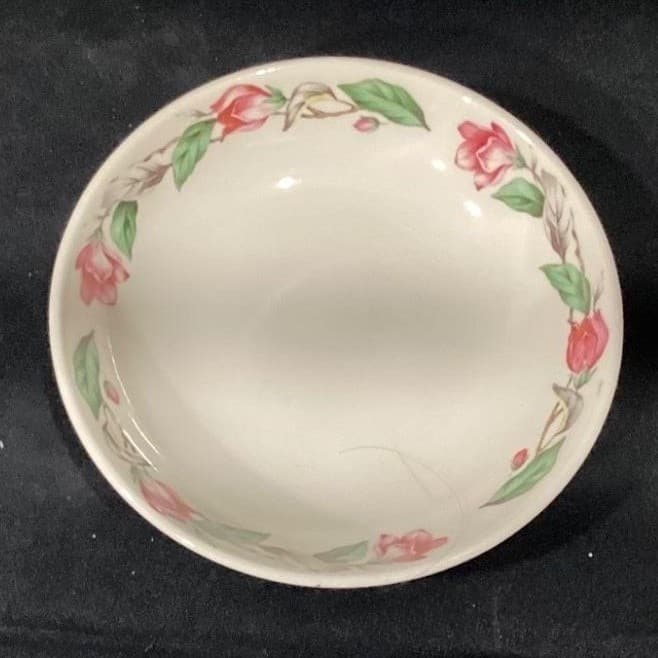 Universal Ballerina Oven Proof Floral Berry Bowl Bread Plate USA Vintage - Thumbnail 5