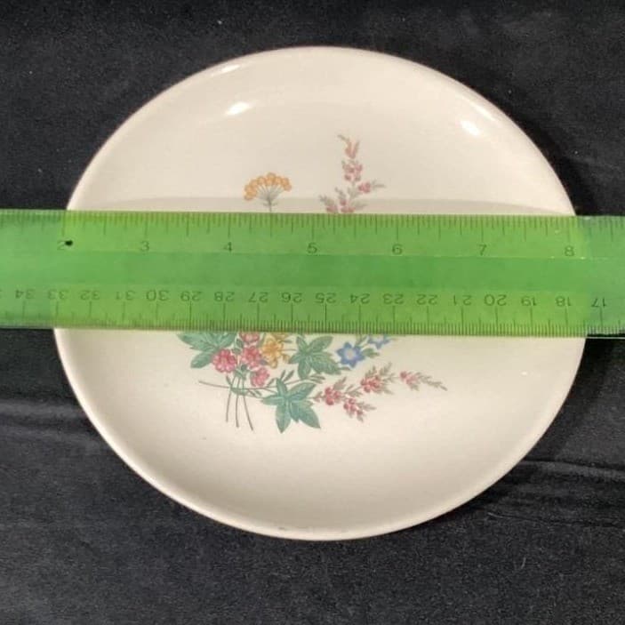 Universal Ballerina Oven Proof Floral Berry Bowl Bread Plate USA Vintage - Thumbnail 7