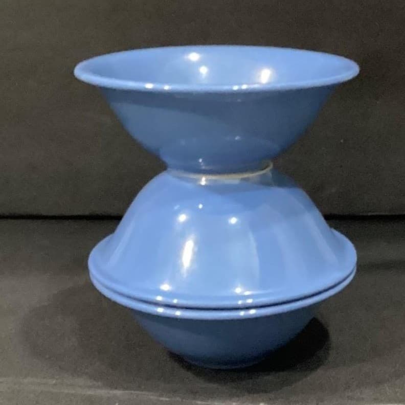 Vintage Baker Hart & Stuart Pink Stoneware 3 Pc. Place Setting Japan 80s - Thumbnail 9