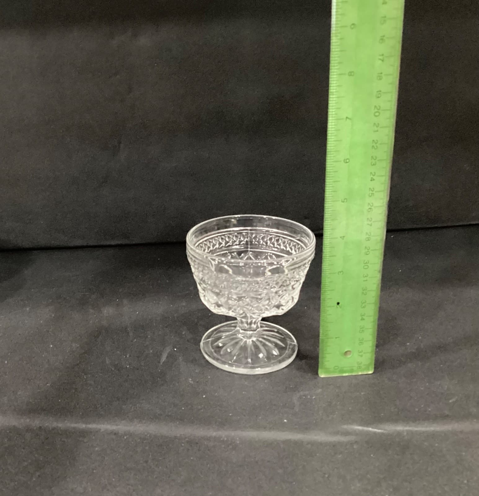 Anchor Hocking Wexford Dessert Cups, Vintage Parfait Cups, Set Of 4, Glass Cups - Thumbnail 5