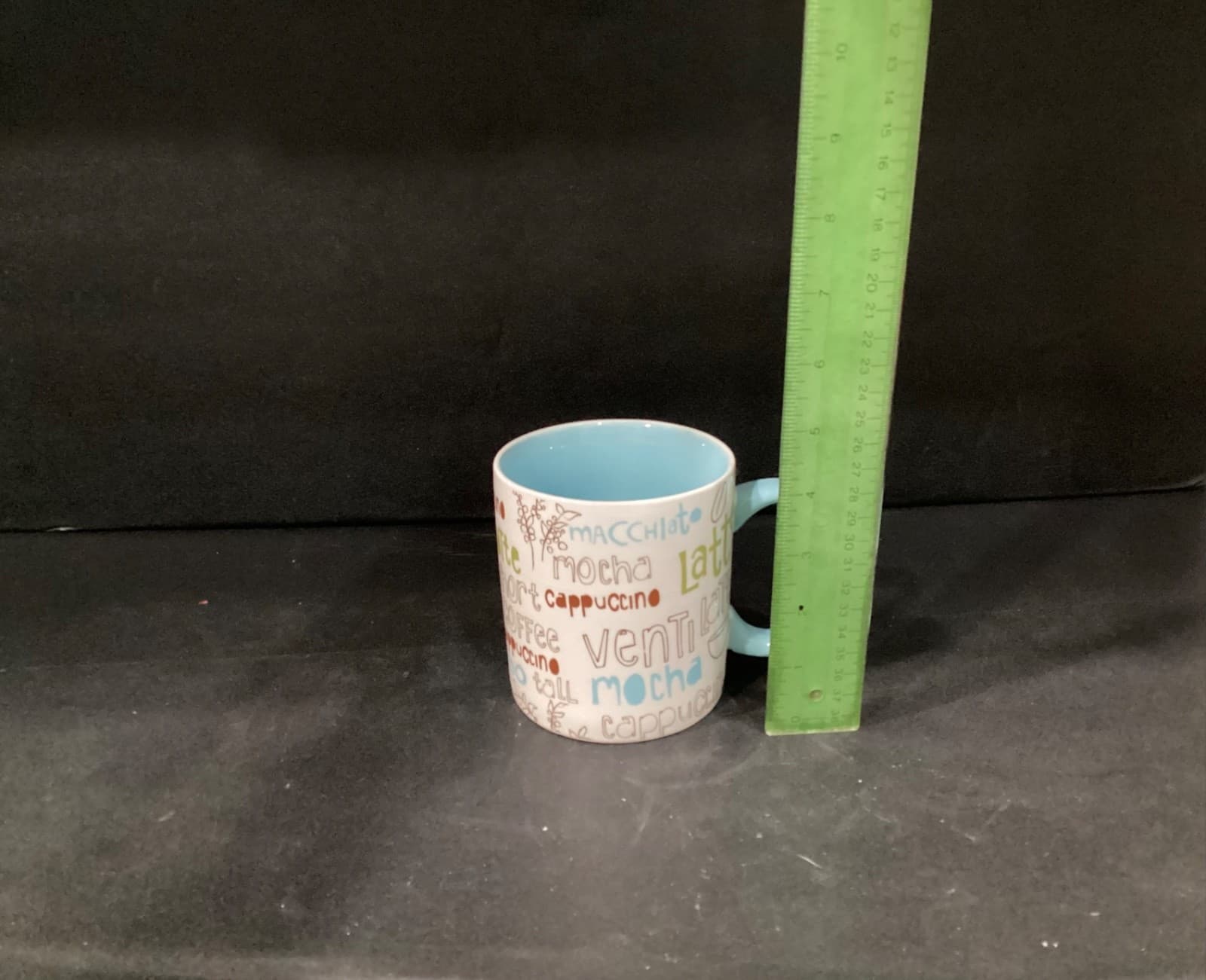 2007 Starbucks Coffee Mug Cup Latte Mocha Cappuccino Light Blue - Thumbnail 5