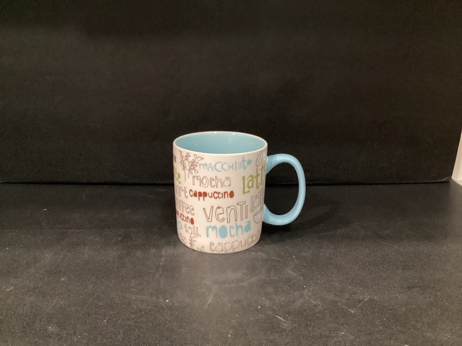 2007 Starbucks Coffee Mug Cup Latte Mocha Cappuccino Light Blue - Thumbnail 7
