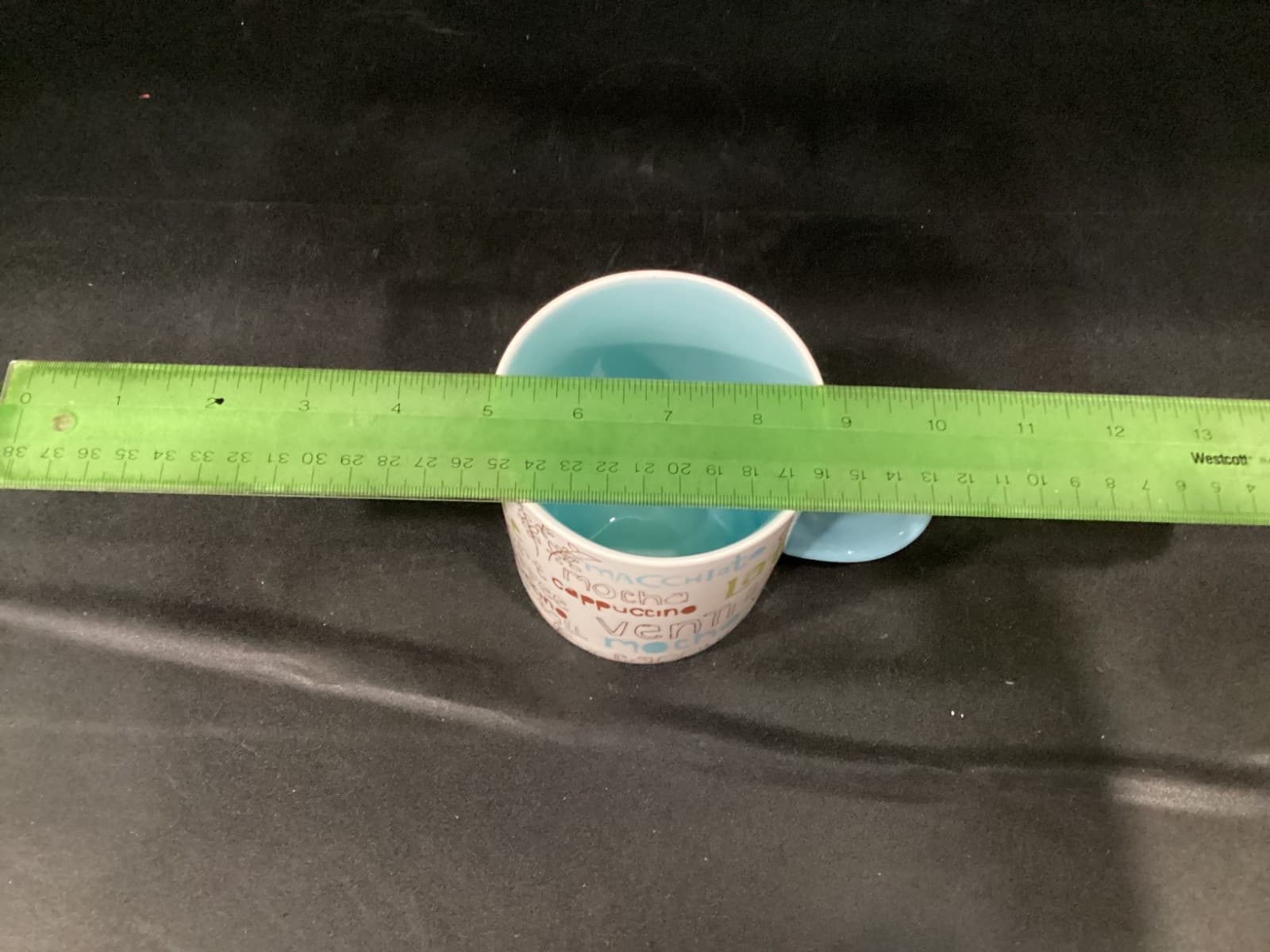 2007 Starbucks Coffee Mug Cup Latte Mocha Cappuccino Light Blue - Thumbnail 6