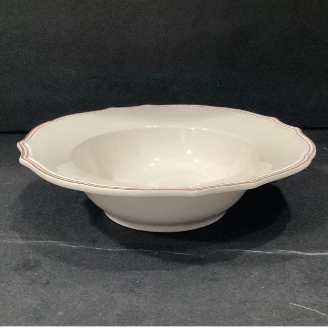 BORDALLO PINHEIRO ~ CHAMBORD ~ SCALLOPED SERVING BOWL ~ PORTUGAL ~ 10.5" - Thumbnail 12