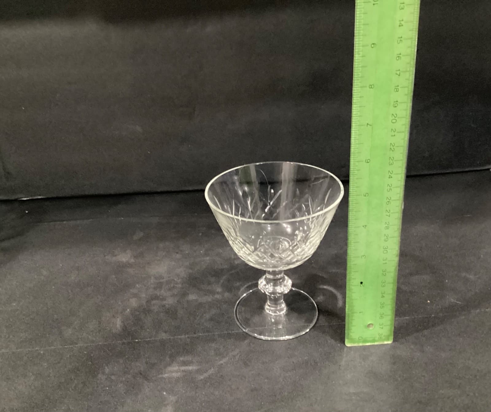 Edinburgh Crystal Criss-Cross Cut Cordial Sherbet Dessert Glasses Set Of 4 - Thumbnail 5