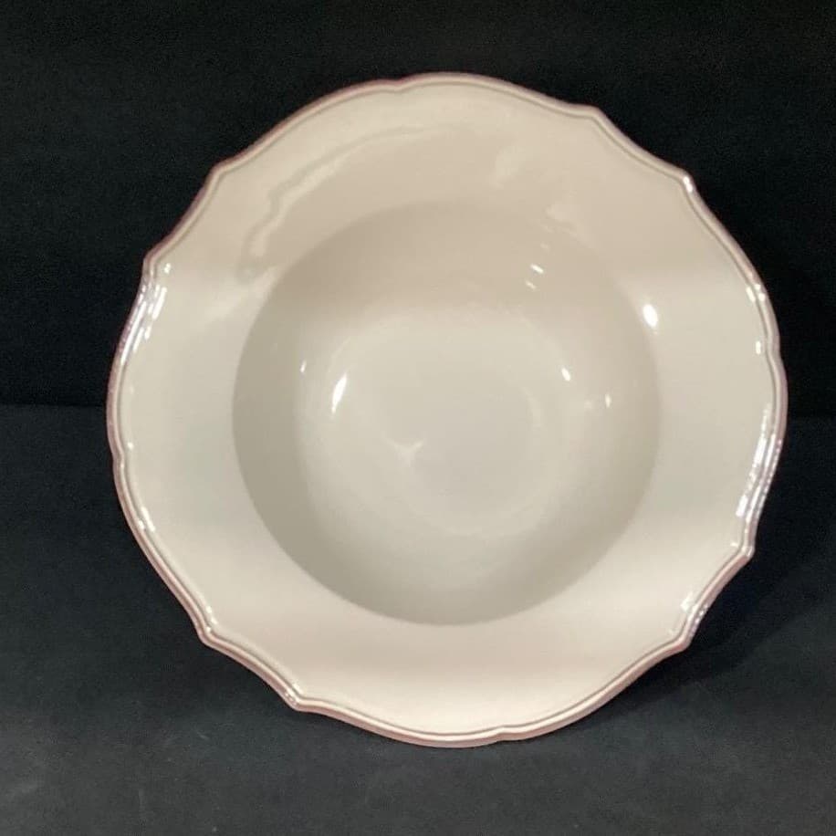 BORDALLO PINHEIRO ~ CHAMBORD ~ SCALLOPED SERVING BOWL ~ PORTUGAL ~ 10.5" - Thumbnail 2
