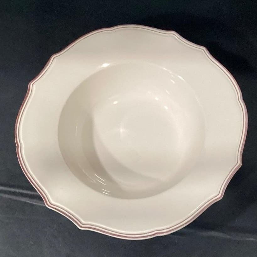 BORDALLO PINHEIRO ~ CHAMBORD ~ SCALLOPED SERVING BOWL ~ PORTUGAL ~ 10.5" - Thumbnail 5