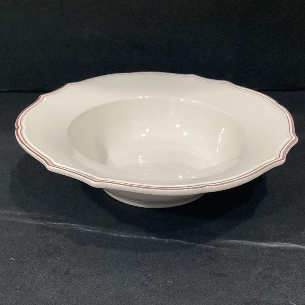 BORDALLO PINHEIRO ~ CHAMBORD ~ SCALLOPED SERVING BOWL ~ PORTUGAL ~ 10.5" - Thumbnail 3