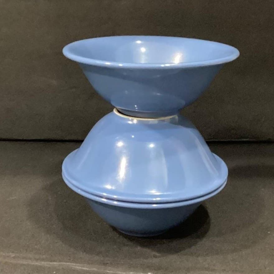 Vintage Baker Hart & Stuart Pink Stoneware 3 Pc. Place Setting Japan 80s - Thumbnail 12