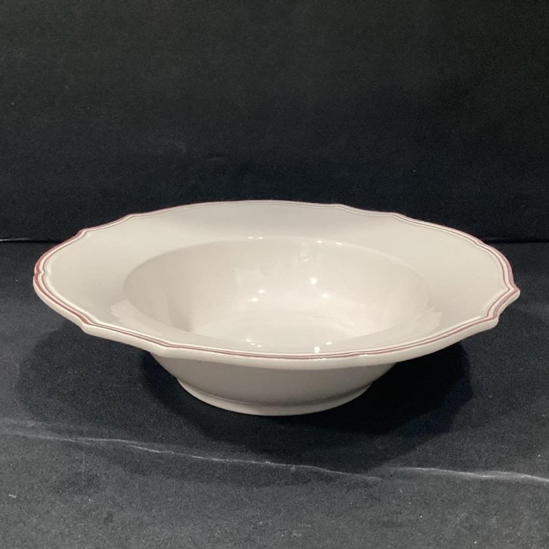 BORDALLO PINHEIRO ~ CHAMBORD ~ SCALLOPED SERVING BOWL ~ PORTUGAL ~ 10.5" - Thumbnail 4