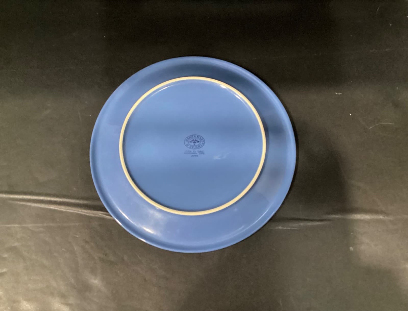 Vintage Baker Hart Stuart Blue Set of 4 Dinner Plates 11" - Thumbnail 3