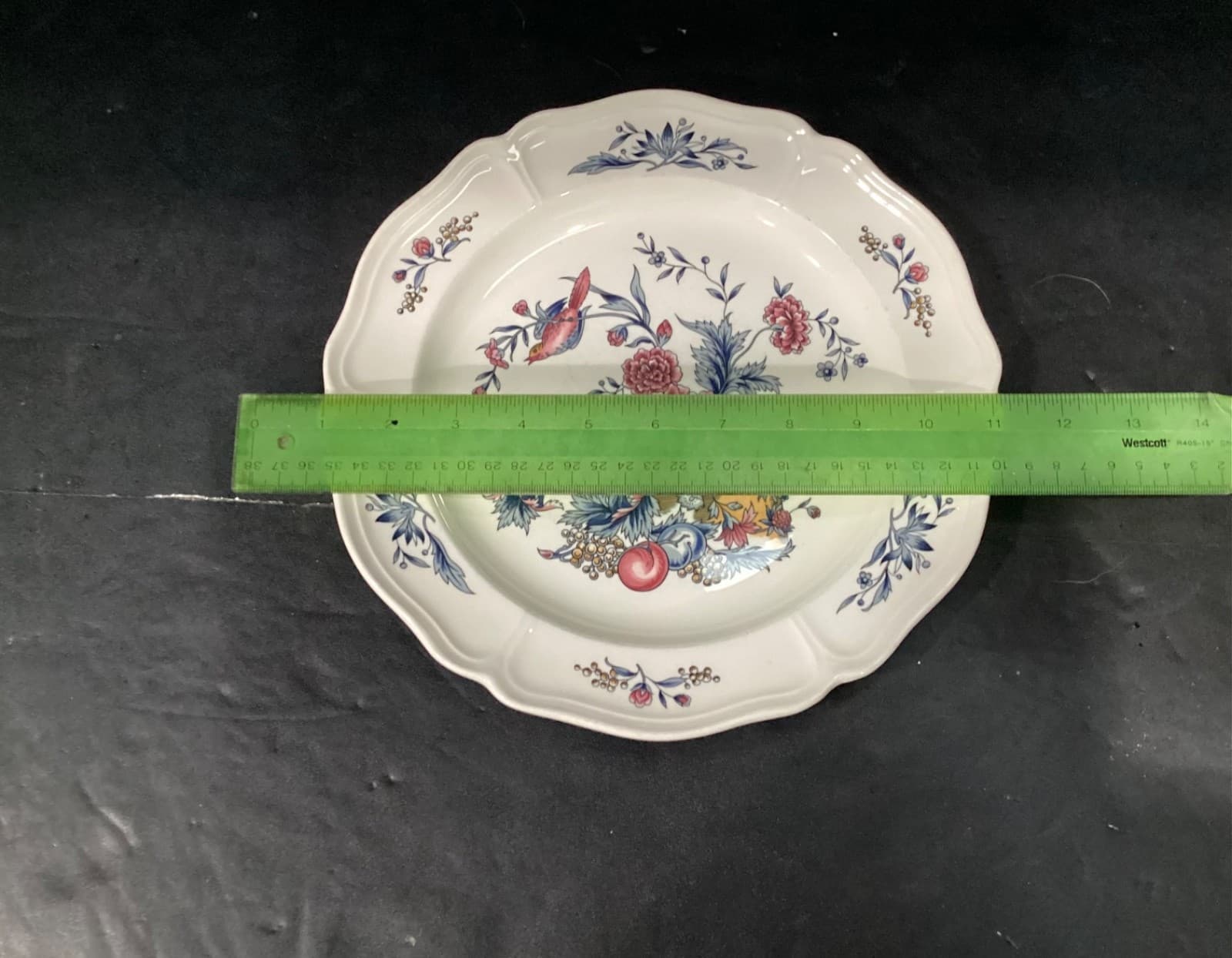 Wedgwood Williamsburg Potpourri Set of (4) 10" Rimmed Dinner Plates TKD510 - Thumbnail 5