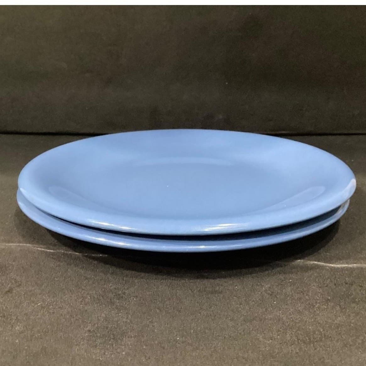 Vintage Baker Hart Stuart Blue Dinner Plates 11" Set of 2 - Thumbnail 7