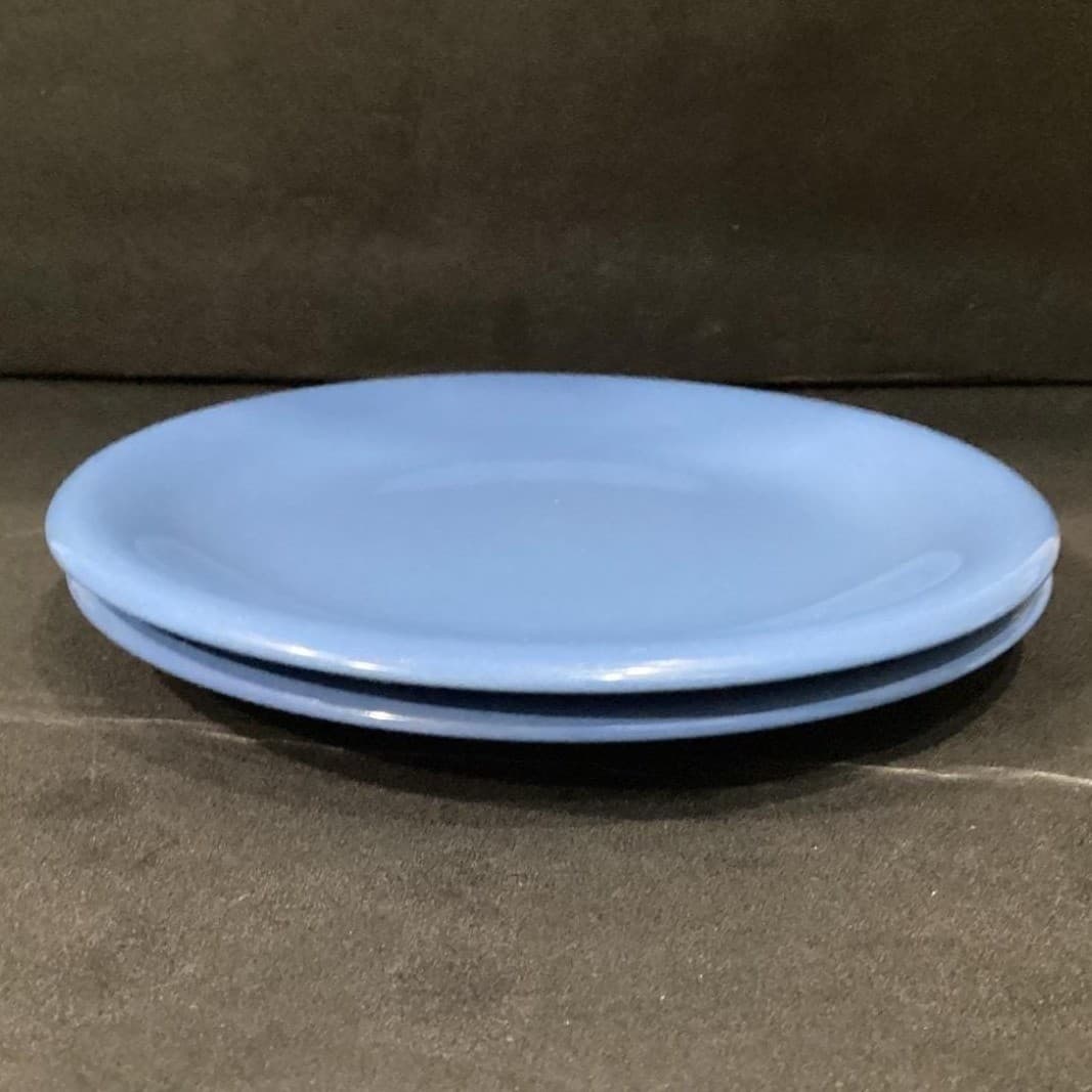 Vintage Baker Hart Stuart Blue Dinner Plates 11" Set of 2 - Thumbnail 10