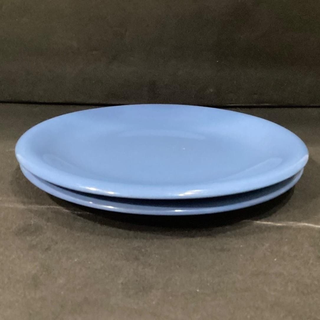 Vintage Baker Hart Stuart Blue Dinner Plates 11" Set of 2 - Thumbnail 9