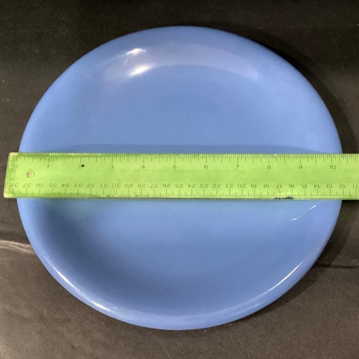 Vintage Baker Hart Stuart Blue Dinner Plates 11" Set of 2 - Thumbnail 6