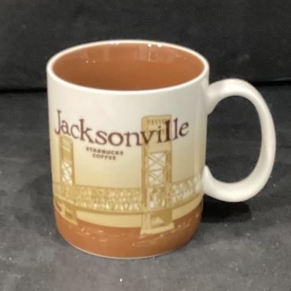 Starbucks Jacksonville Global Icon Collector Series 16oz Coffee Tea Mug Cup EUC - Thumbnail 2