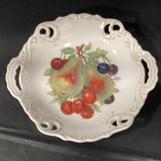BETSON Hand Painted Fruit Trinket Candy Dish - Thumbnail 5