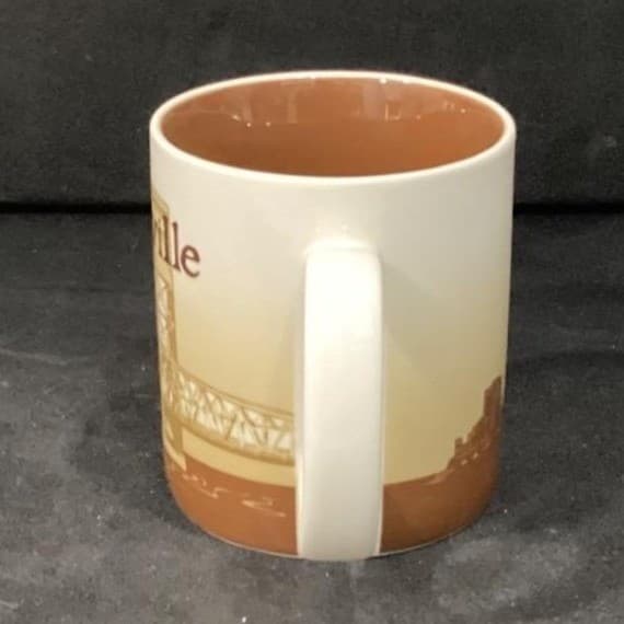 Starbucks Jacksonville Global Icon Collector Series 16oz Coffee Tea Mug Cup EUC - Thumbnail 5