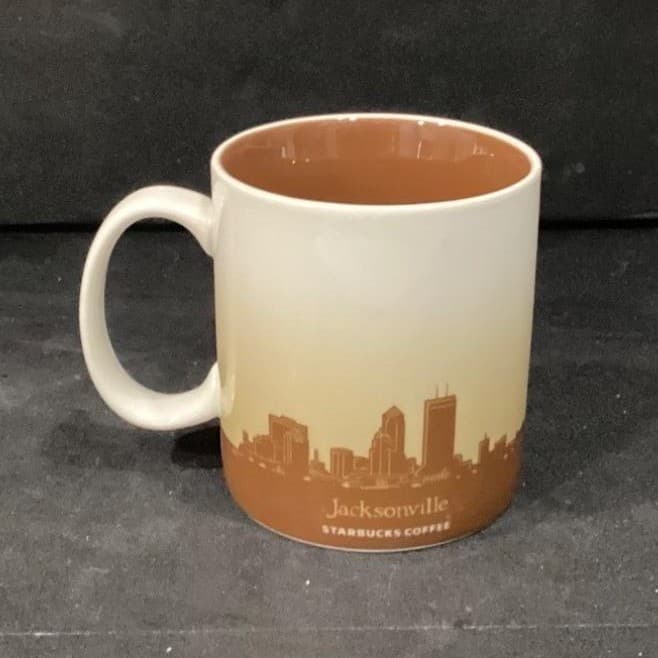 Starbucks Jacksonville Global Icon Collector Series 16oz Coffee Tea Mug Cup EUC - Thumbnail 4