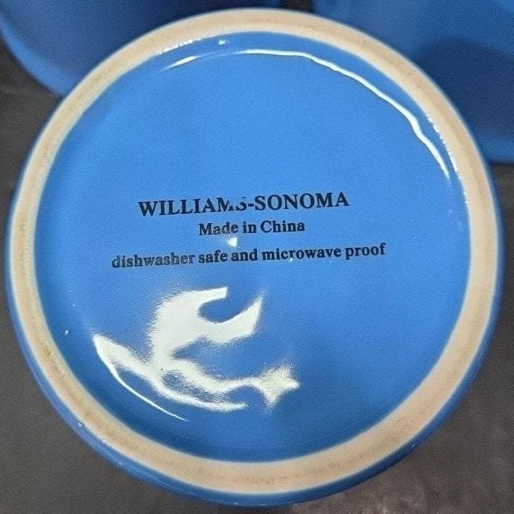 Williams Sonoma Blue Lidded Canisters, Set of 3, Replacement Kitchenware, Jars - Thumbnail 9