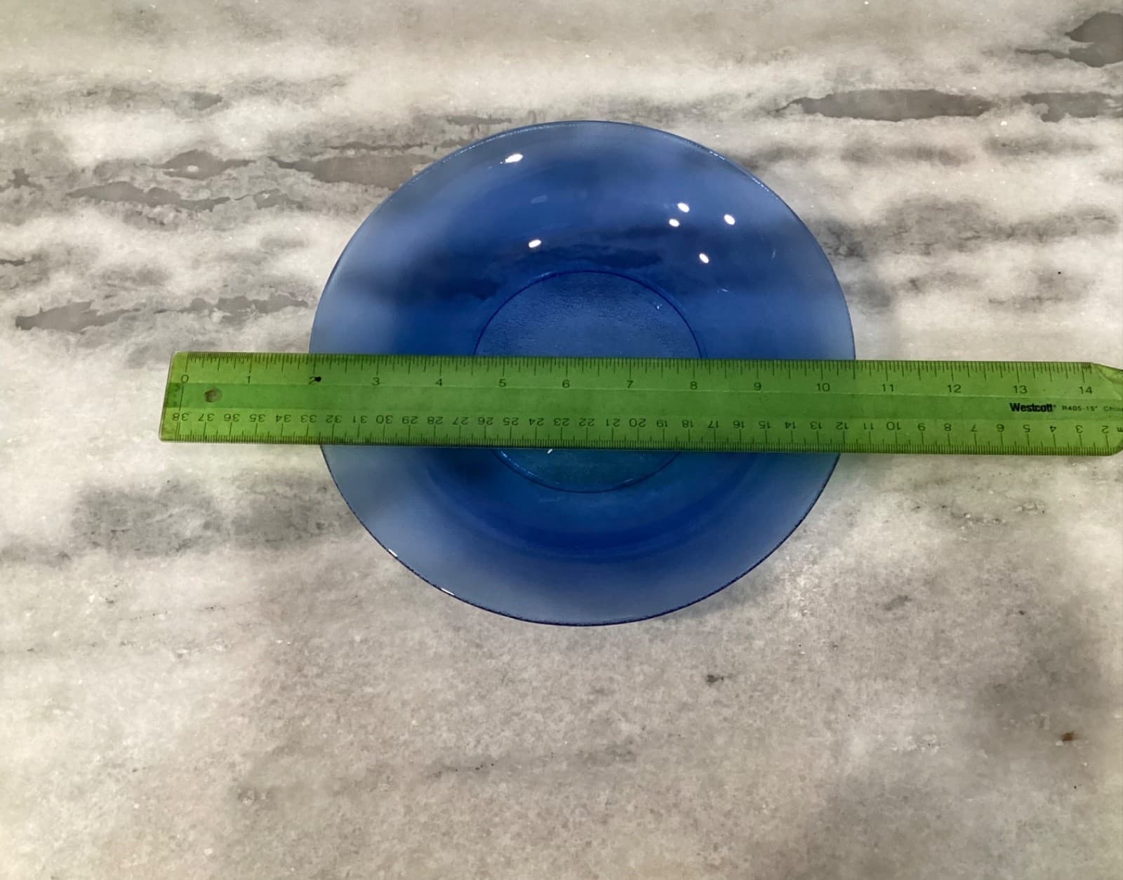 RESISTENTE BRAZIL Cobalt Blue Glass Pasta Bowls 8.75” Set Of 2 - Thumbnail 6