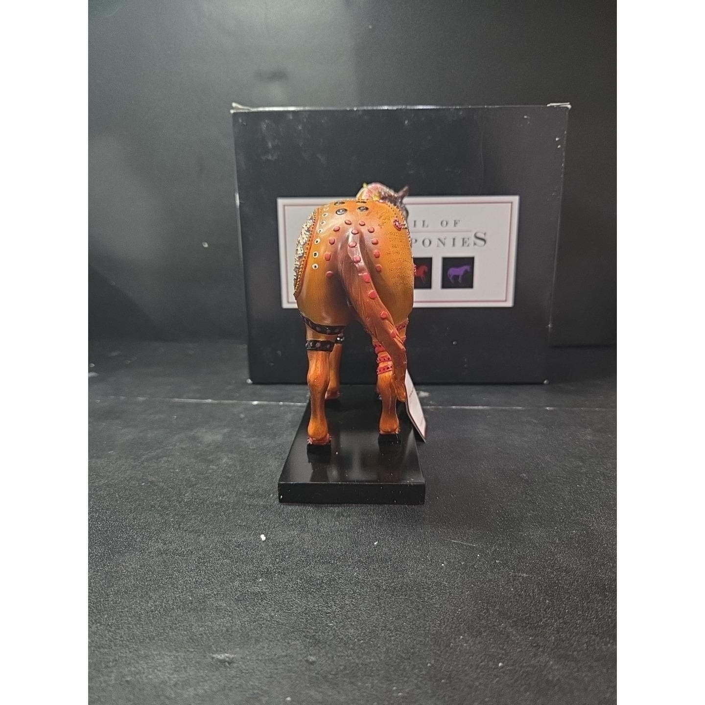 Trail Of Painted Ponies Ghost Horse Figurine, 1st Edition #1544 1E/1449, Box/Tag - Thumbnail 5
