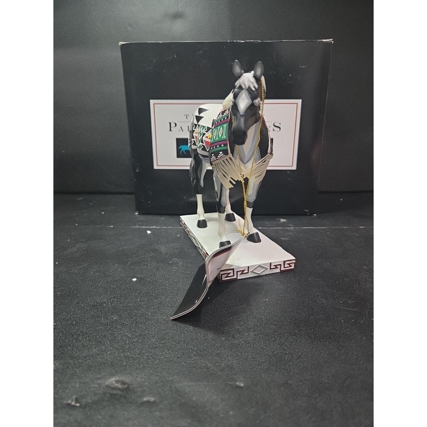 Trail of Painted Ponies Tewa Horse Figurine, 1st Edition #1546 1E/3516, Box/Tag - Thumbnail 3