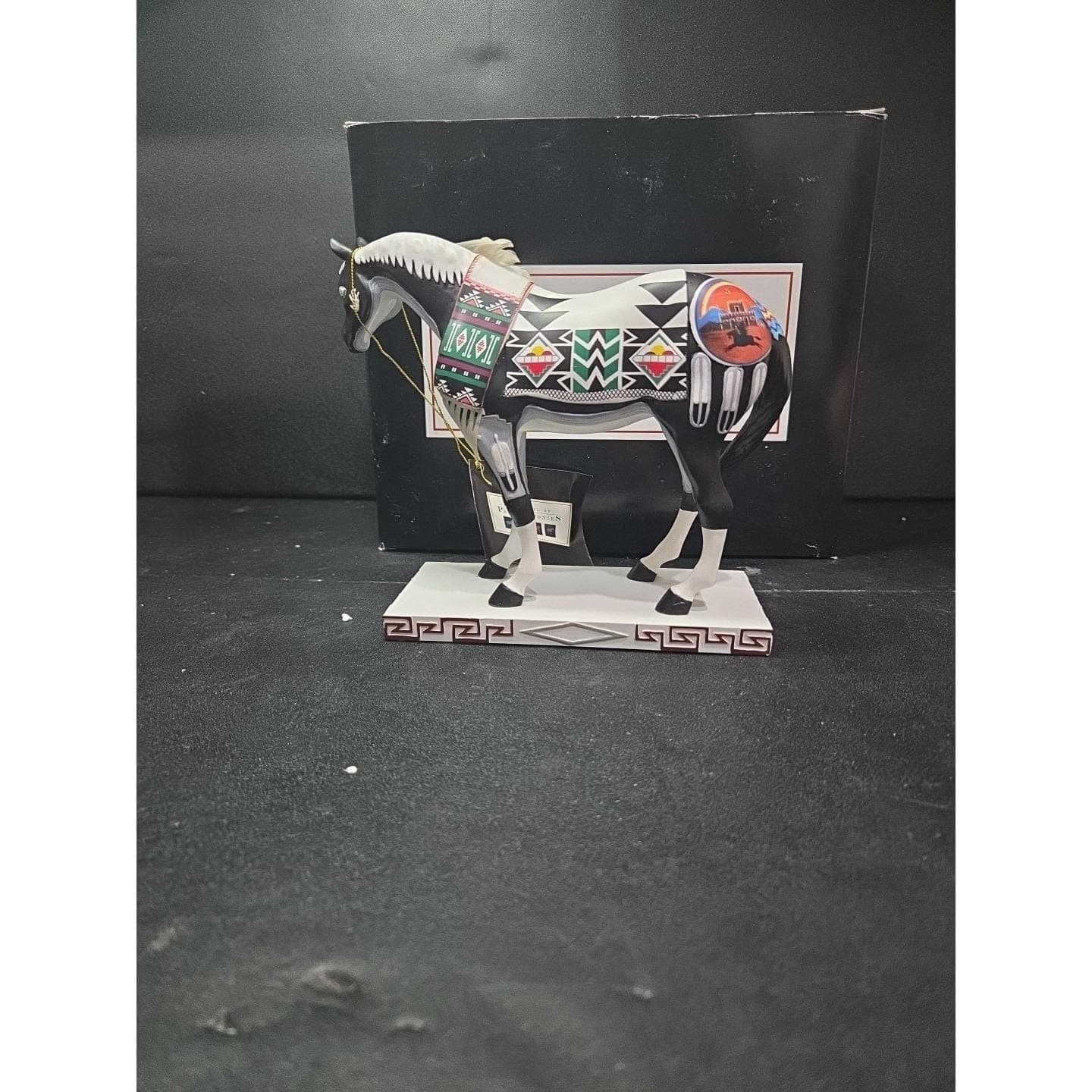 Trail of Painted Ponies Tewa Horse Figurine, 1st Edition #1546 1E/3516, Box/Tag - Thumbnail 6