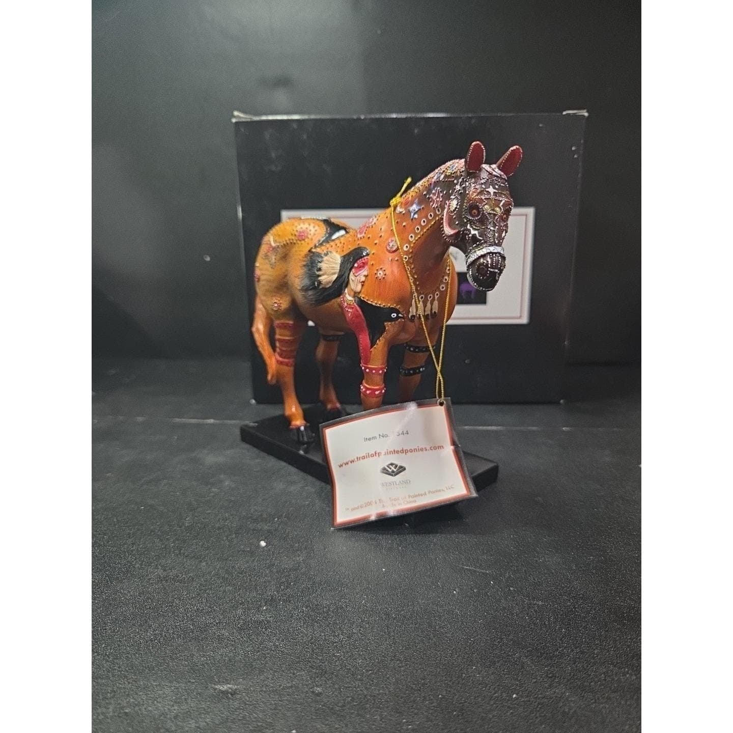 Trail Of Painted Ponies Ghost Horse Figurine, 1st Edition #1544 1E/1449, Box/Tag